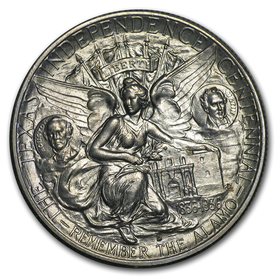 1936-D Texas Independence Centennial Half Dollar BU 1936-D Texas Independence Centennial Half Dollar BU